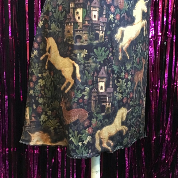 SOLD Enchanted Forest Mini Dress - Picture 3 of 6